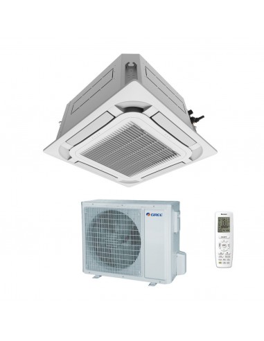 Gree U-Match Climatizzatore Condizionatore Cassetta A 8 Vie Inverter 18000 Btu R32 Telec. e Griglia Inclusi