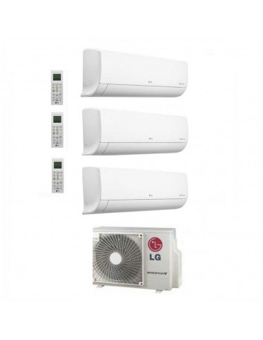 Lg Climatizzatore Condizionatore Libero Smart R32 Wifi Trial Split Inverter 9000+9000+12000 BTU MU3R21  A++/A+